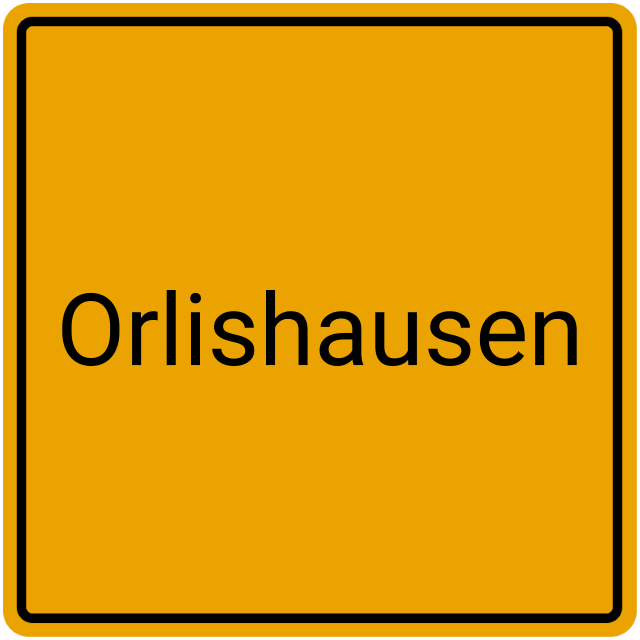 Meldebestätigung Orlishausen