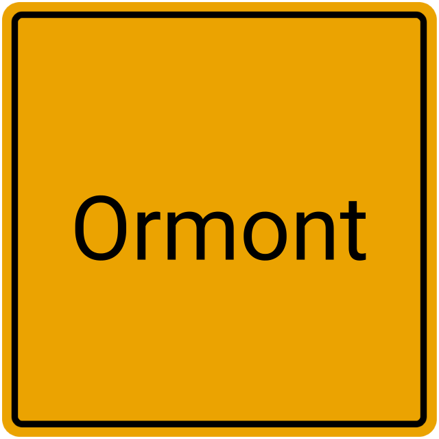 Meldebestätigung Ormont