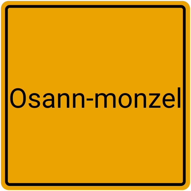 Meldebestätigung Osann-Monzel