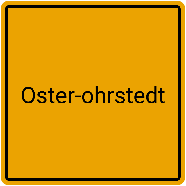 Meldebestätigung Oster-Ohrstedt