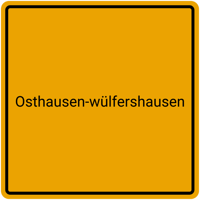 Meldebestätigung Osthausen-Wülfershausen