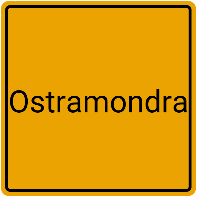 Meldebestätigung Ostramondra