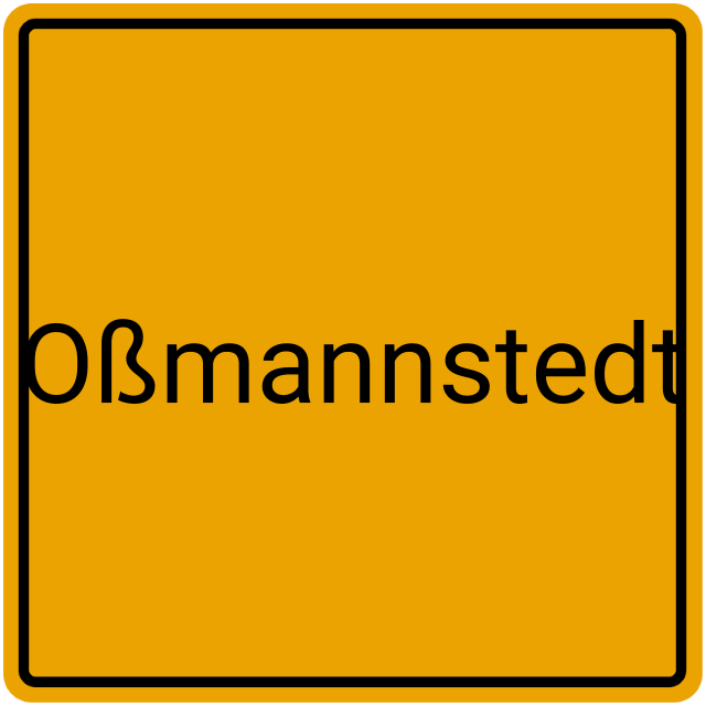 Meldebestätigung Oßmannstedt