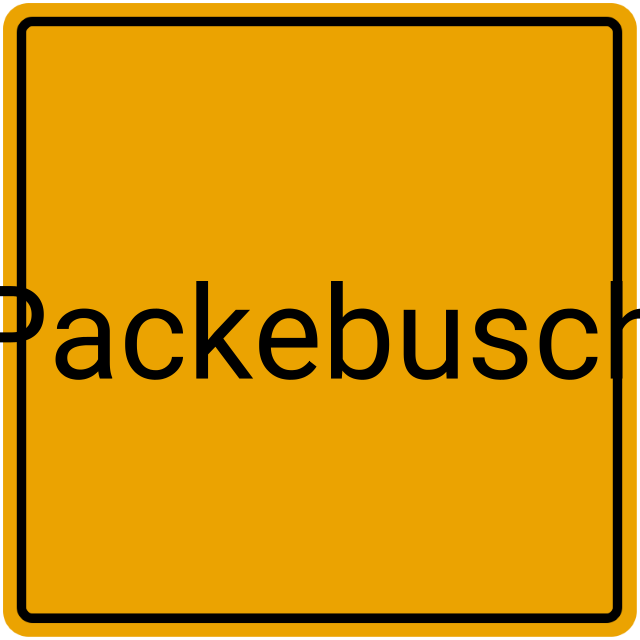 Meldebestätigung Packebusch