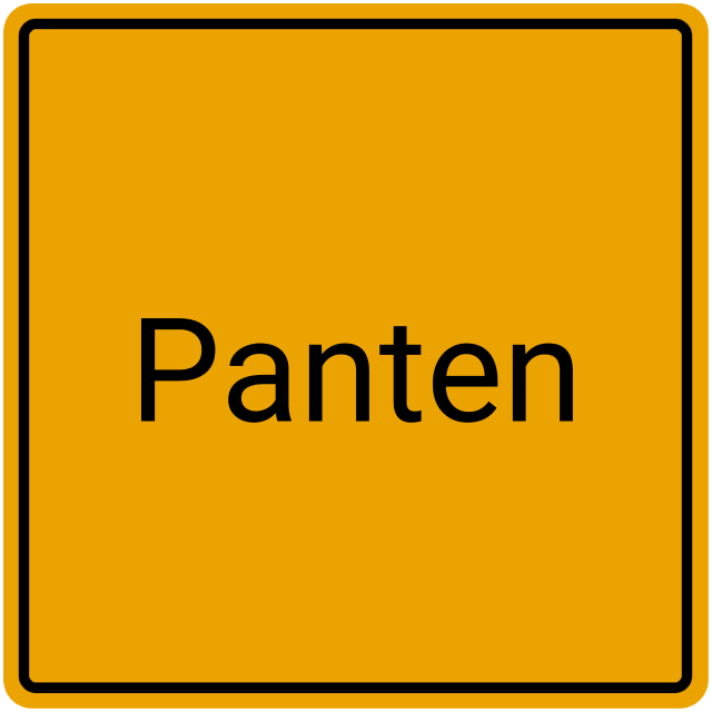 Meldebestätigung Panten