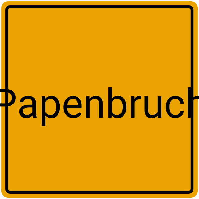 Meldebestätigung Papenbruch