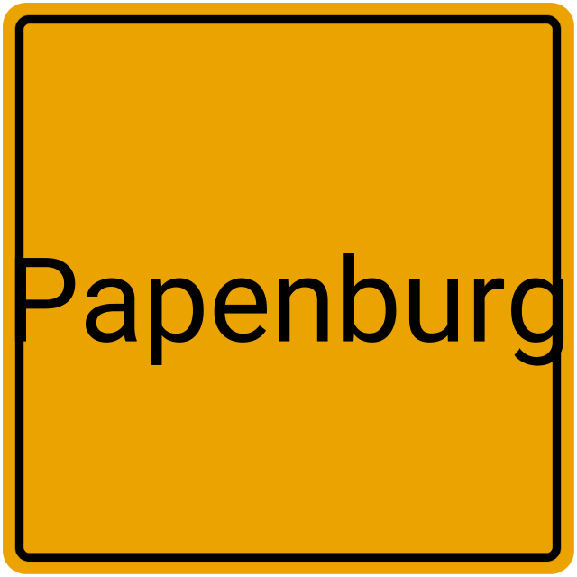 Meldebestätigung Papenburg