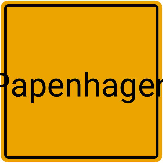 Meldebestätigung Papenhagen