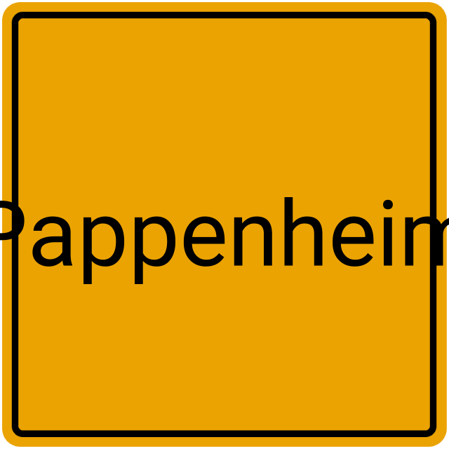 Meldebestätigung Pappenheim