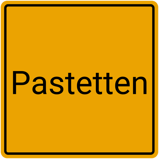 Meldebestätigung Pastetten