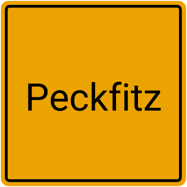 Meldebestätigung Peckfitz