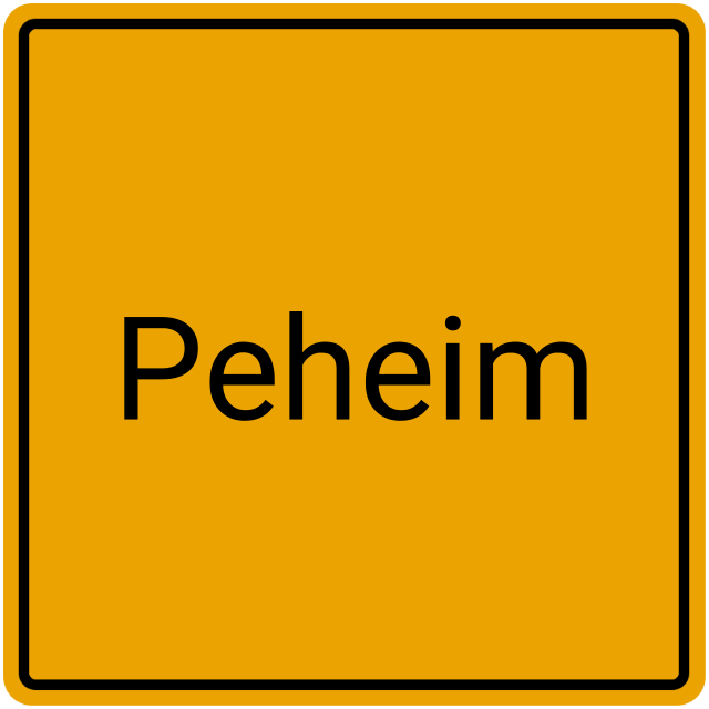 Meldebestätigung Peheim