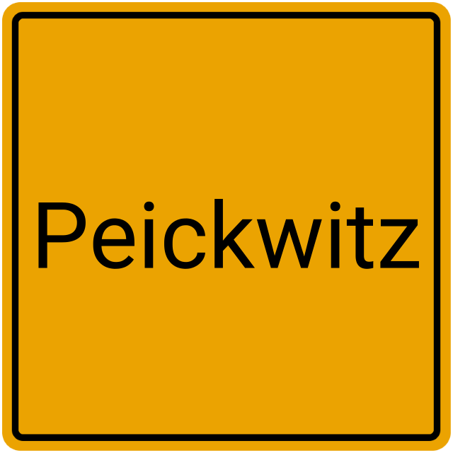 Meldebestätigung Peickwitz