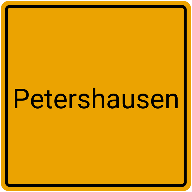 Meldebestätigung Petershausen