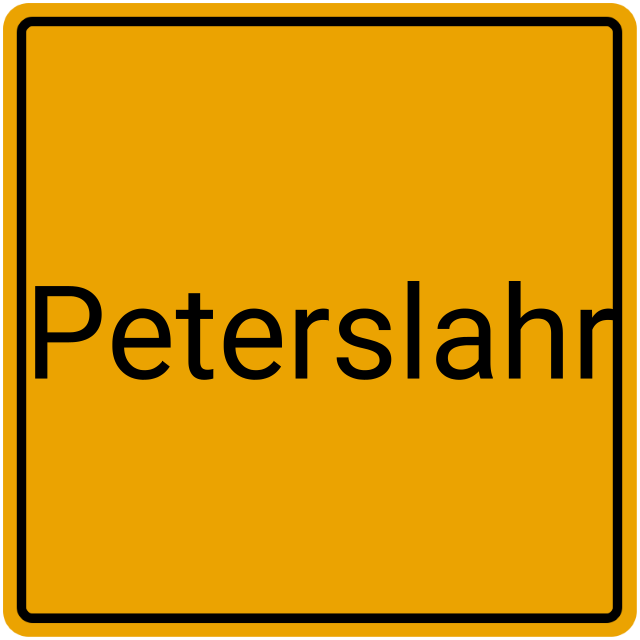 Meldebestätigung Peterslahr