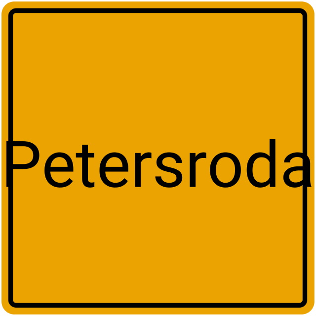 Meldebestätigung Petersroda