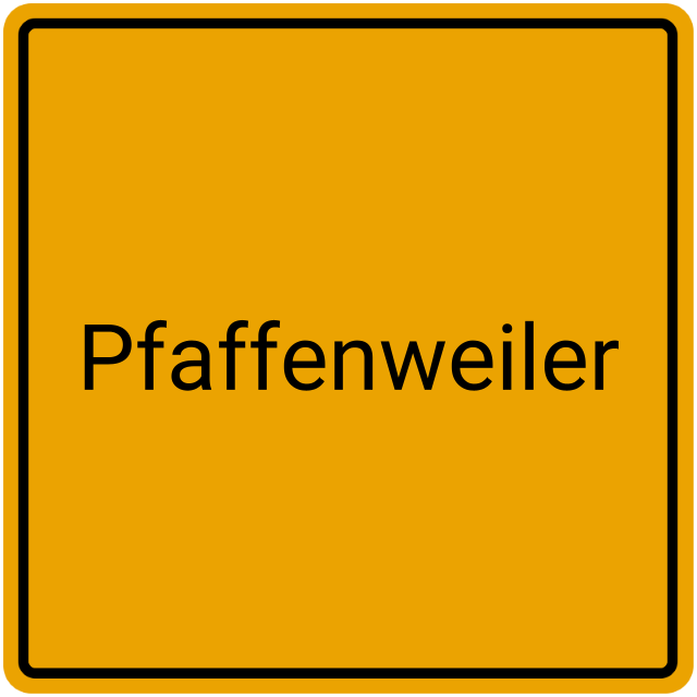 Meldebestätigung Pfaffenweiler