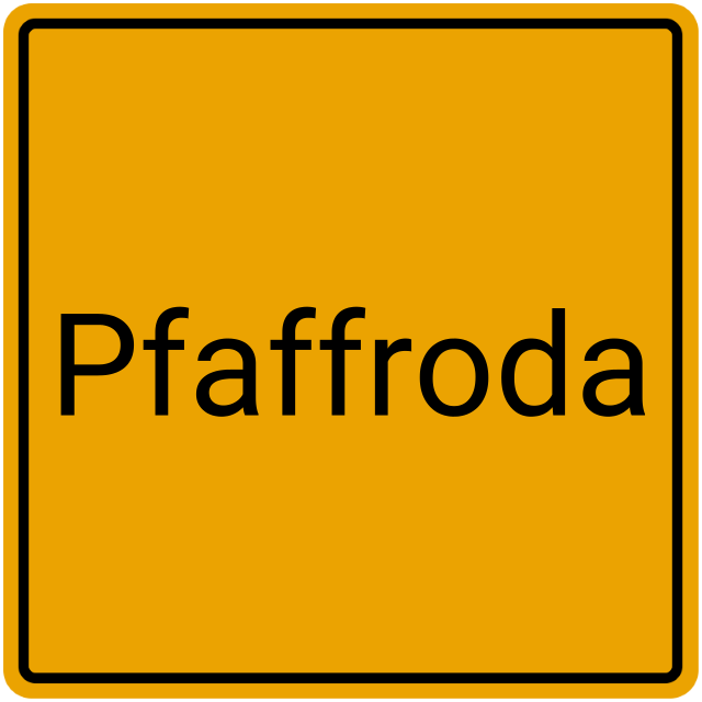 Meldebestätigung Pfaffroda