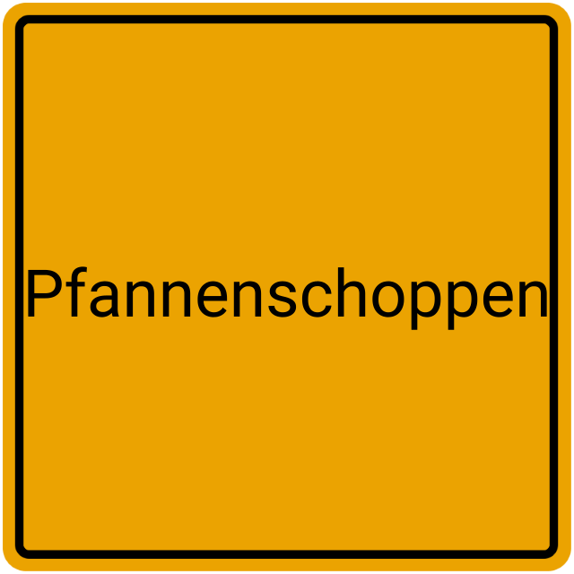Meldebestätigung Pfannenschoppen