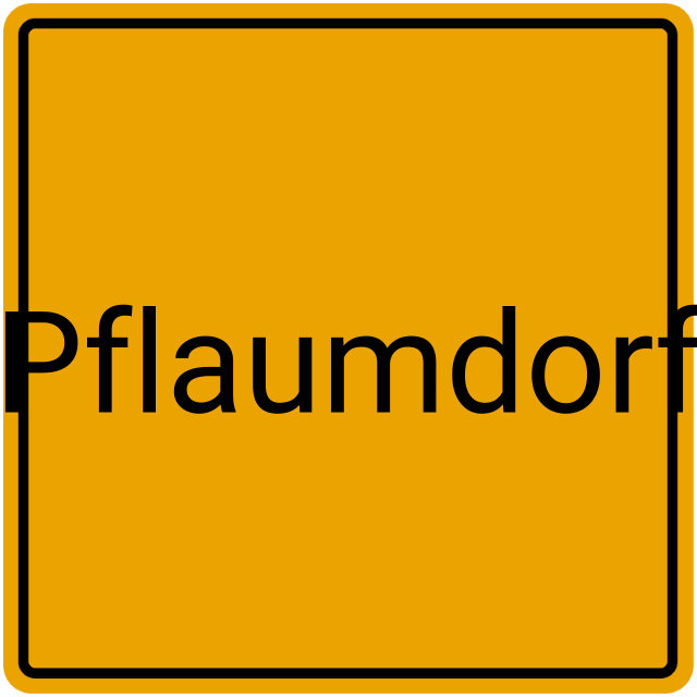 Meldebestätigung Pflaumdorf