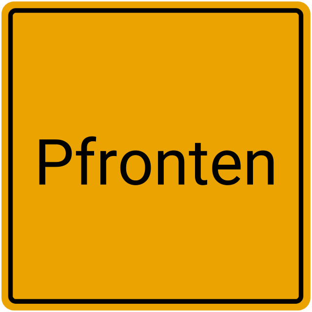 Meldebestätigung Pfronten