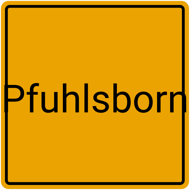 Meldebestätigung Pfuhlsborn
