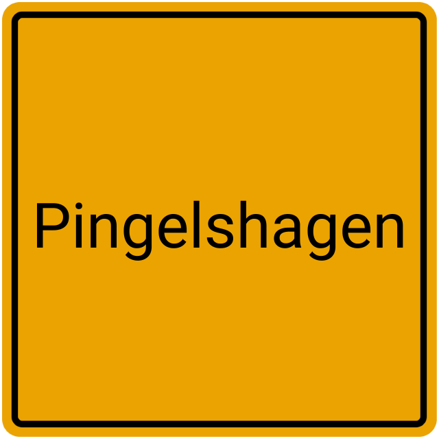 Meldebestätigung Pingelshagen