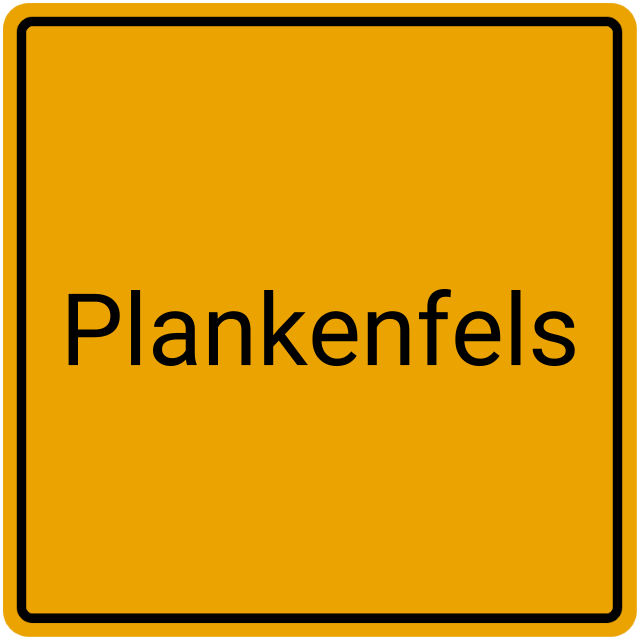 Meldebestätigung Plankenfels