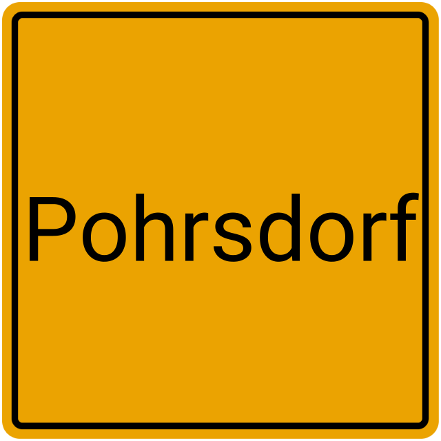 Meldebestätigung Pohrsdorf