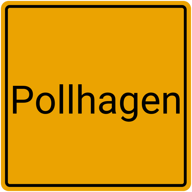 Meldebestätigung Pollhagen