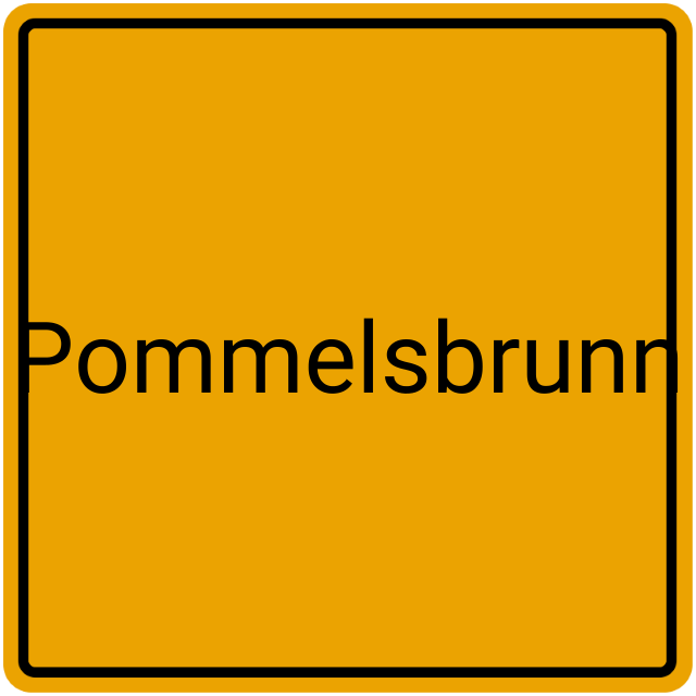 Meldebestätigung Pommelsbrunn