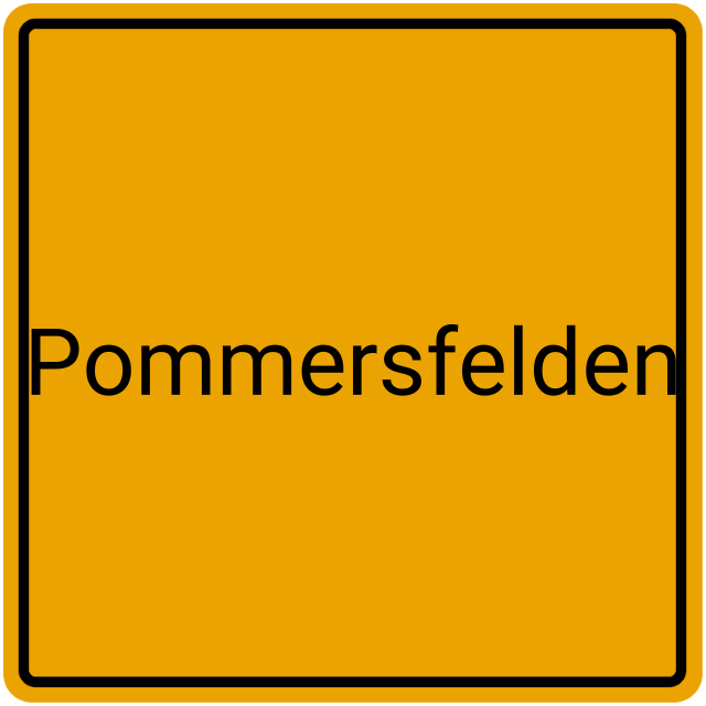 Meldebestätigung Pommersfelden