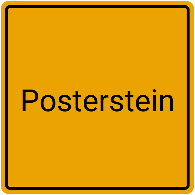 Meldebestätigung Posterstein