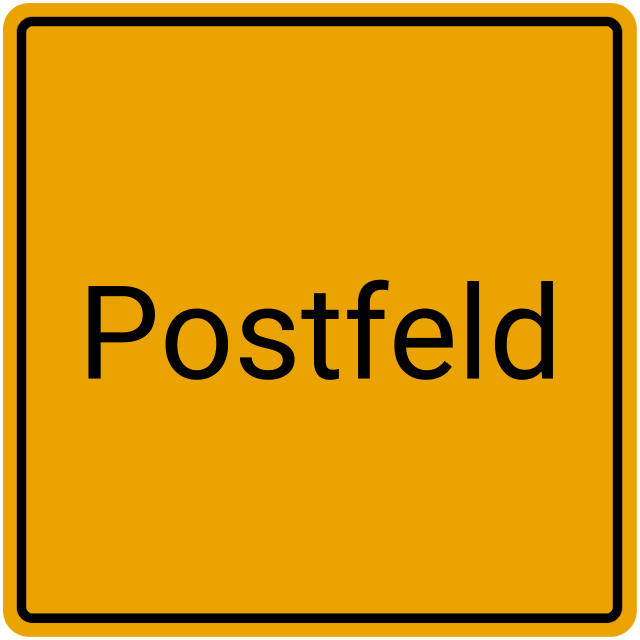 Meldebestätigung Postfeld