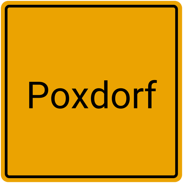 Meldebestätigung Poxdorf