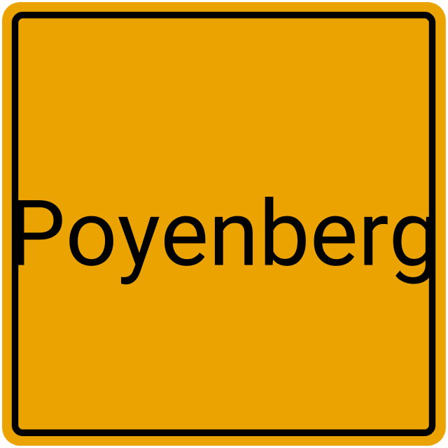 Meldebestätigung Poyenberg