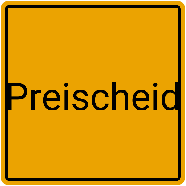 Meldebestätigung Preischeid