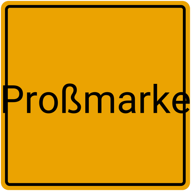 Meldebestätigung Proßmarke