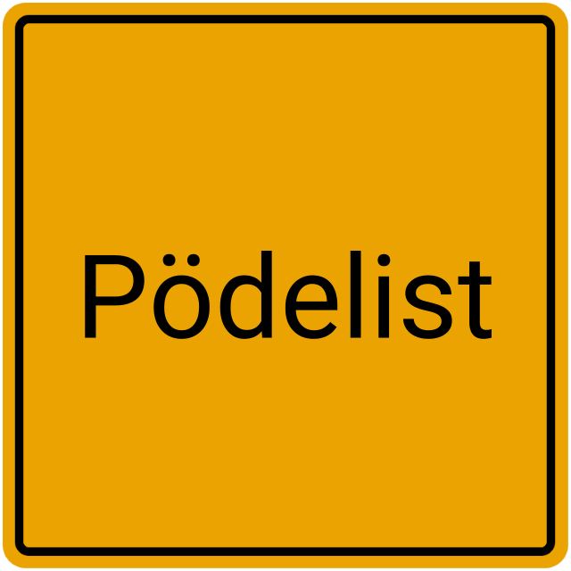 Meldebestätigung Pödelist