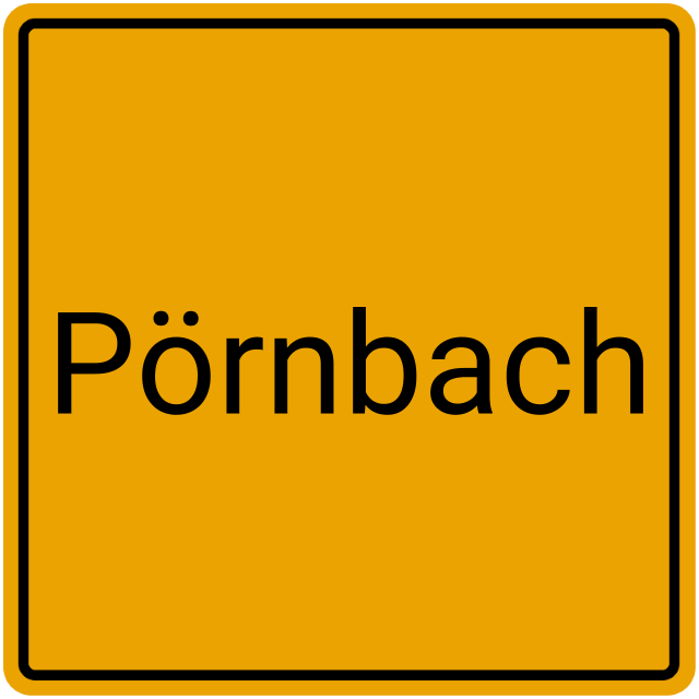 Meldebestätigung Pörnbach
