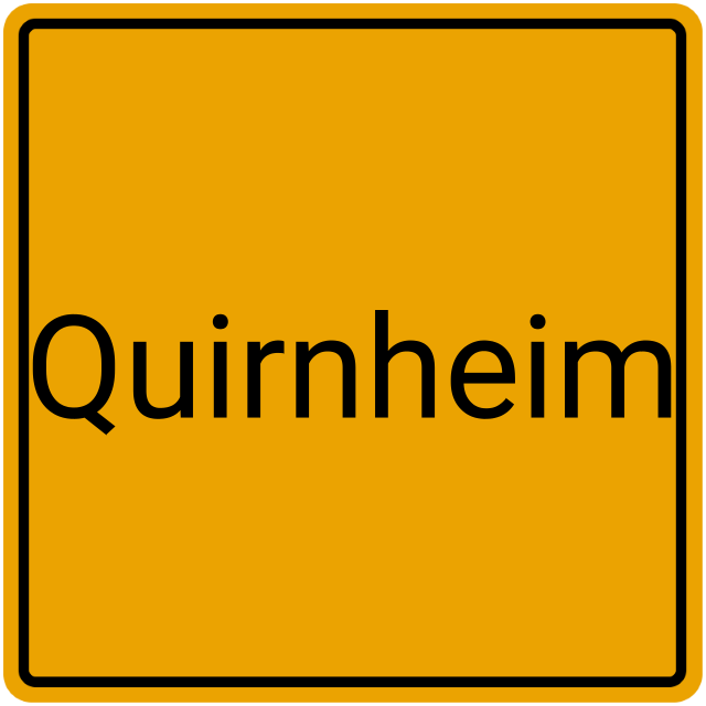 Meldebestätigung Quirnheim