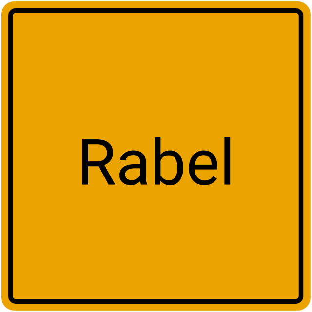 Meldebestätigung Rabel