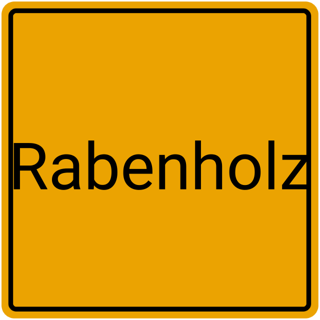 Meldebestätigung Rabenholz