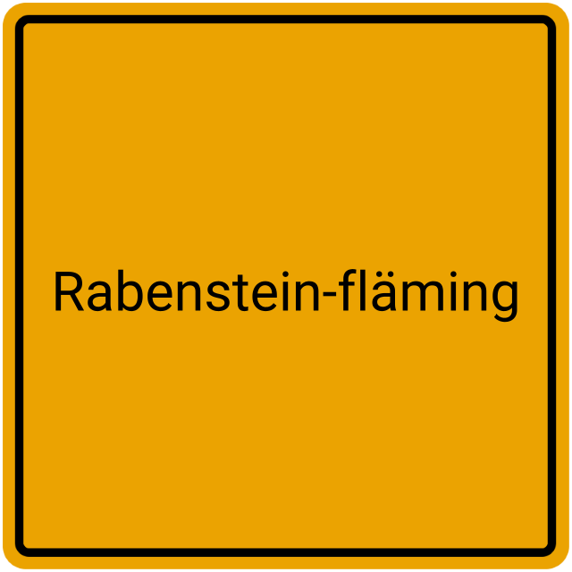Meldebestätigung Rabenstein-Fläming