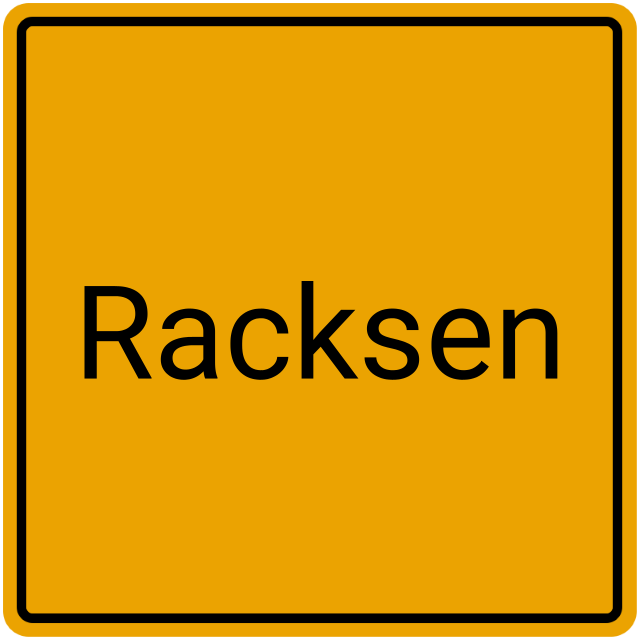 Meldebestätigung Racksen