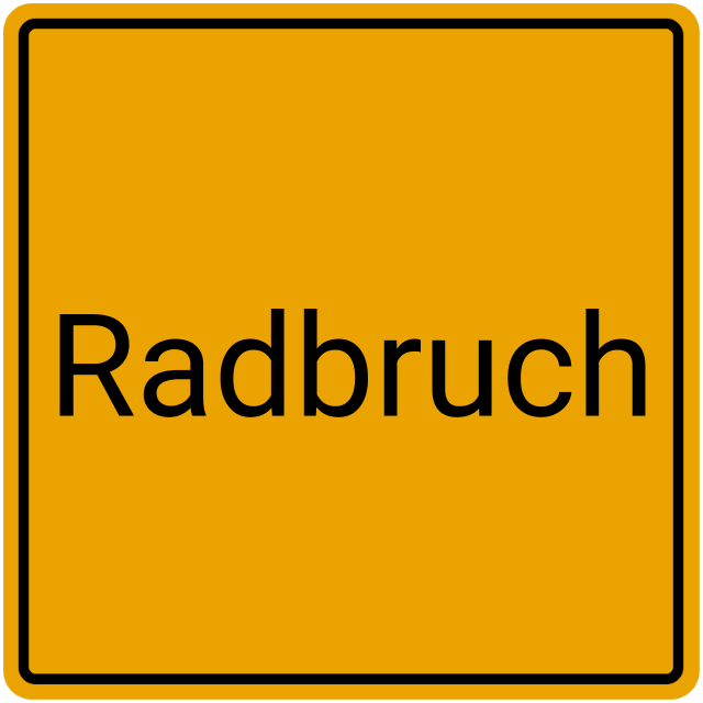 Meldebestätigung Radbruch