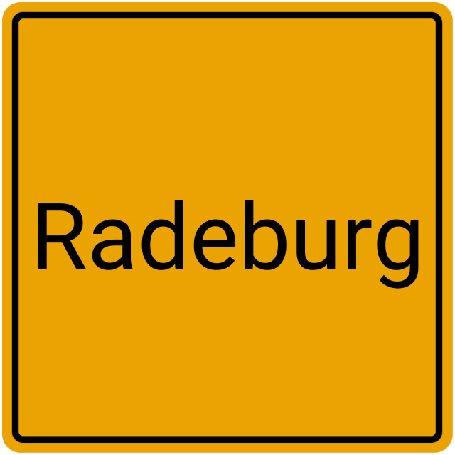 Meldebestätigung Radeburg