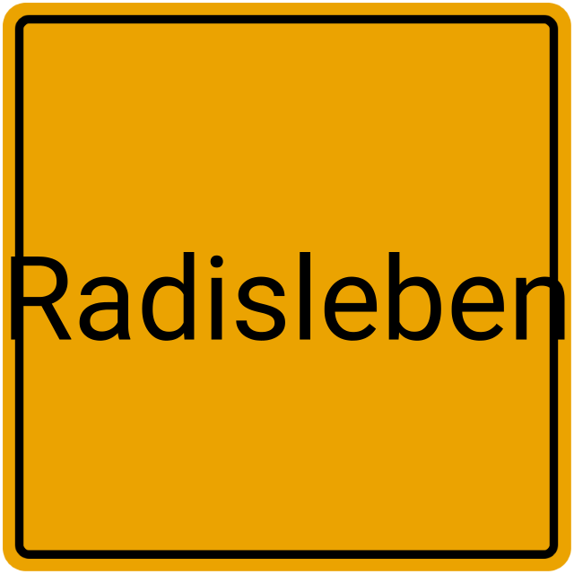 Meldebestätigung Radisleben
