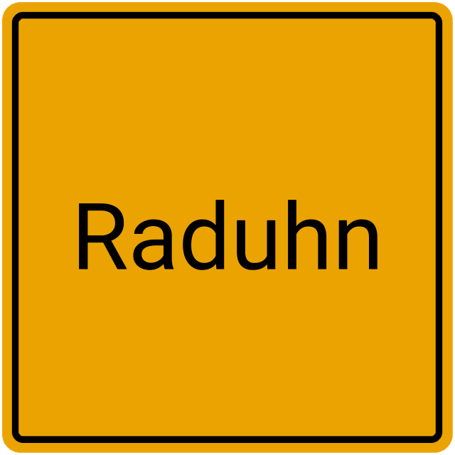 Meldebestätigung Raduhn