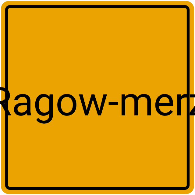 Meldebestätigung Ragow-Merz